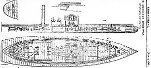 Engraving of USS Nausett