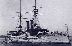 HMS Exmouth (1901) in Weymouth Bay ca. 1906.jpg