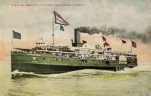 Postcard of the City of Erie