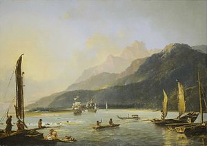 Hodges, Resolution and Adventure in Matavai Bay.jpg