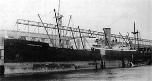SS Washingtonian in port, c. 1914