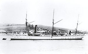 HMS Algerine in 1904