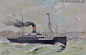 SS Batavier II, as she appeared from 1897–1909